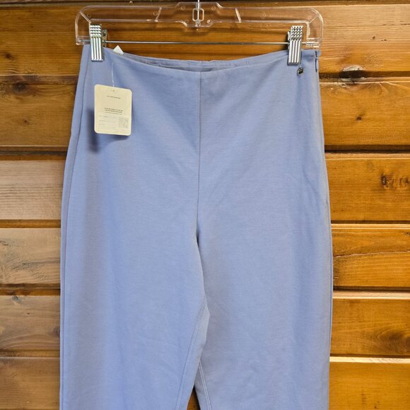 Fabletics 24/7 Kick Flare Pant Side Zip Closure Ponte Color Wedgewood Size M - Picture 2 of 9